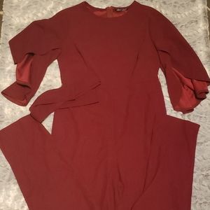 Burgundy Jumpsuit